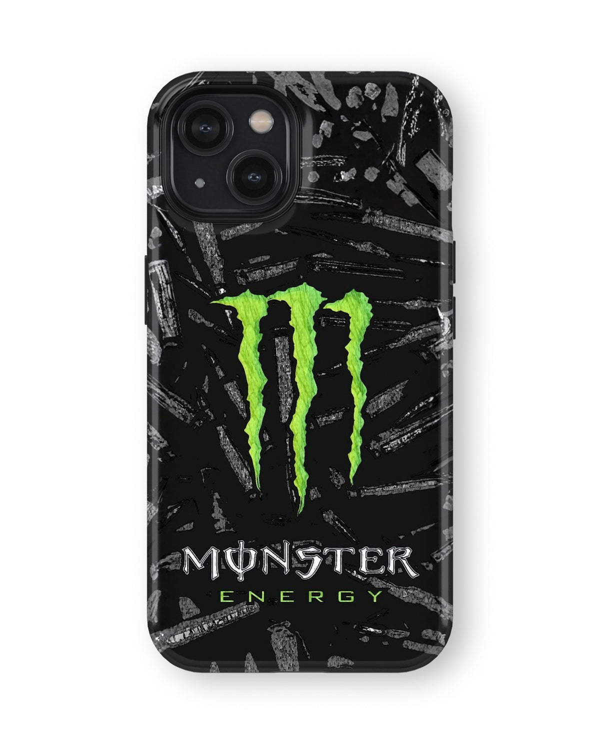iPhone 15 Plus Tank Case | Modernism (Neon Beast)
