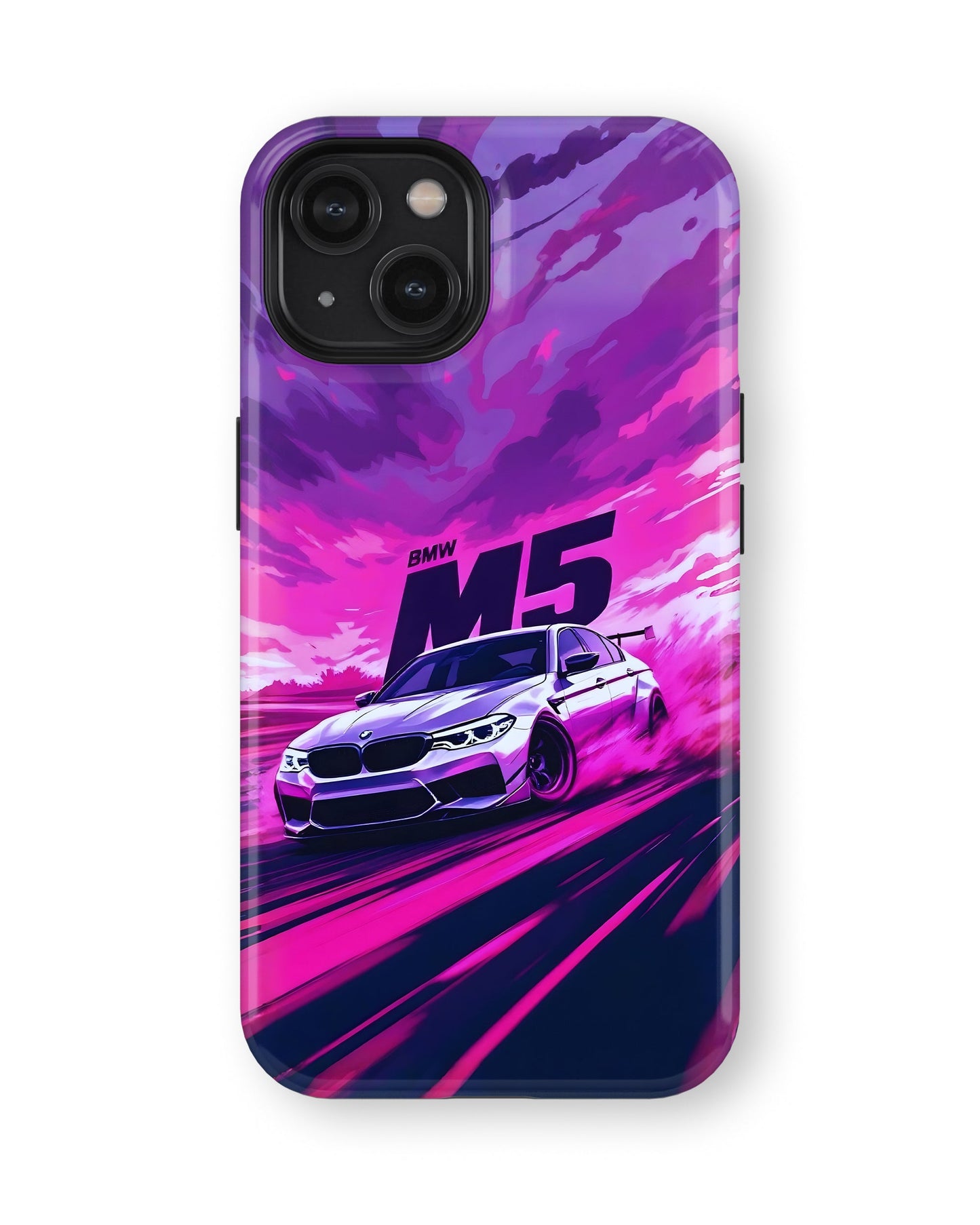 iPhone 14 Plus Tank Case | Sports Car (Neon Velocity)