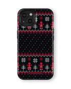 iPhone 14 Plus Tank Case | Textures (Nordic Night)