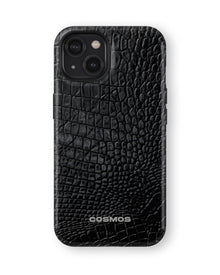 iPhone 13 Mini Tank Case | Textures (Obsidian Croc)