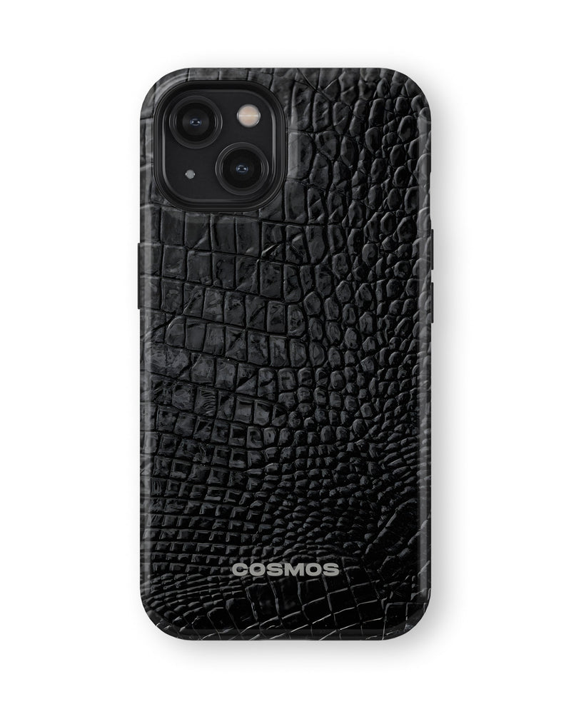 iPhone 13 Mini Tank Case | Textures (Obsidian Croc)