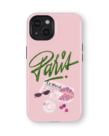 iPhone 14 Tank Case | Girls Aesthetics (Paris Pink)