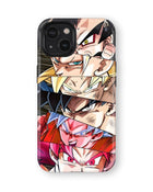 iPhone 14 Tank Case | Anime (Saiyan Faces)