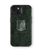 iPhone 15 Plus Tank Case | Anime (Scouting Wings)