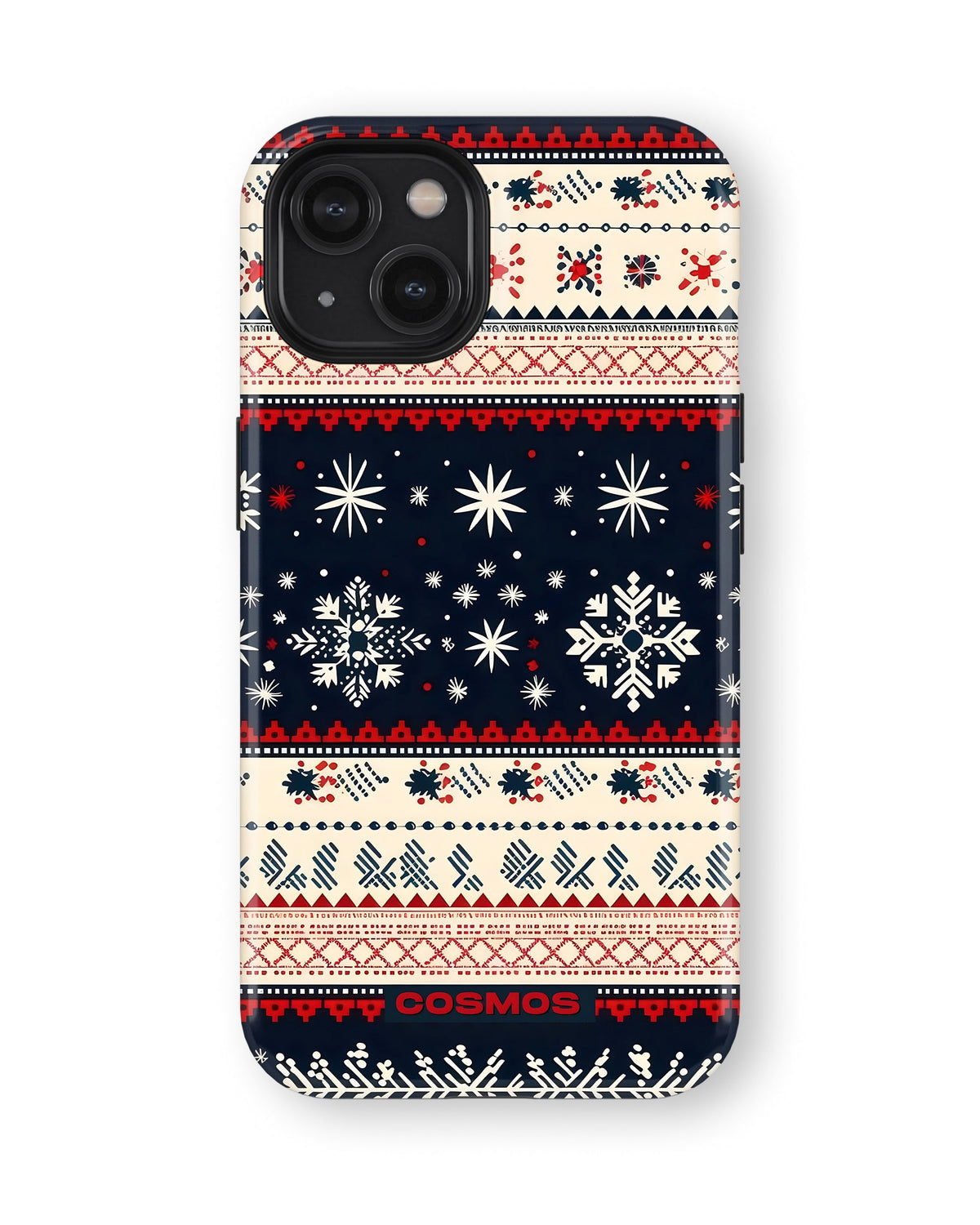 iPhone 14 Plus Tank Case | Textures (Snowfall Classic)
