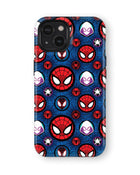 iPhone 13 Tank Case | Superhero (Spider Icons)