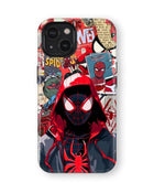 iPhone 14 Plus Tank Case | Superhero (Spider Noir)