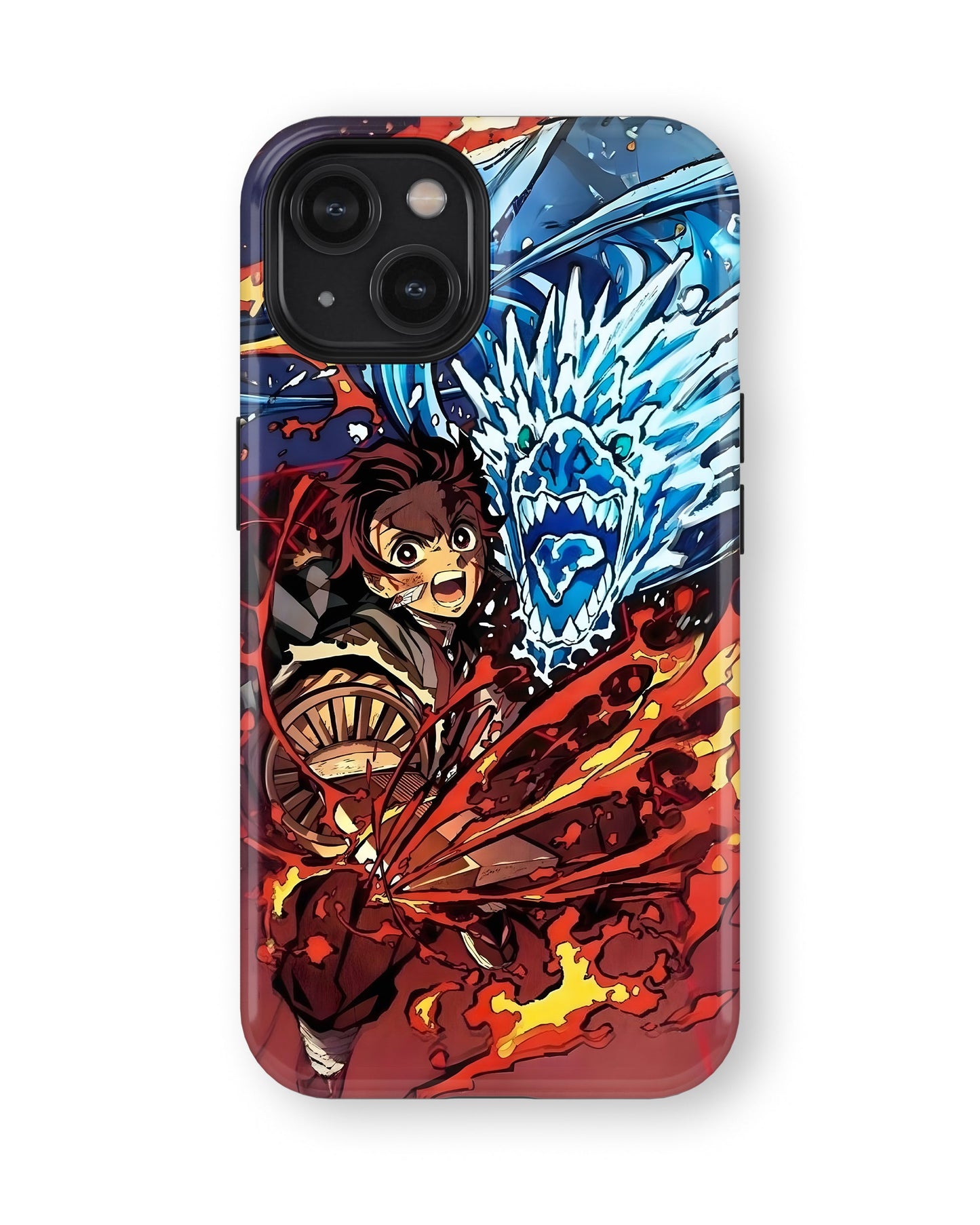 iPhone 14 Plus Tank Case | Anime (Tanjiro)