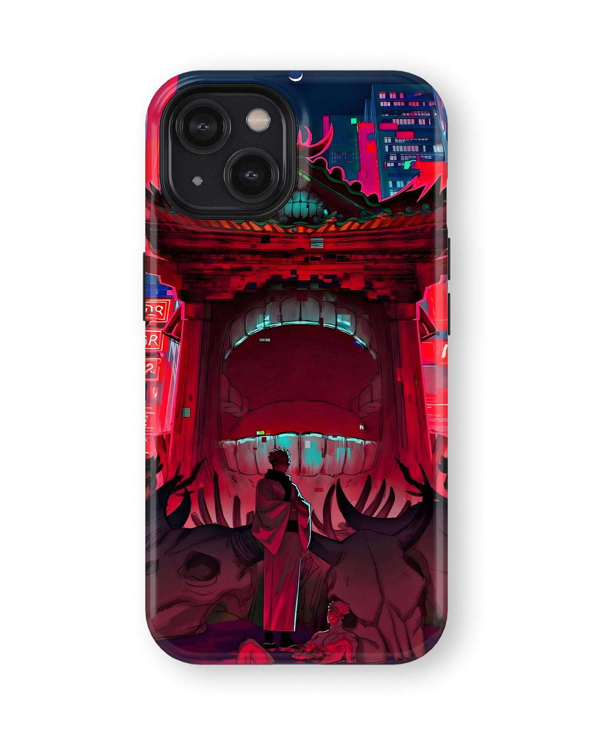 iPhone 15 Plus Tank Case | Anime (The Shrine)