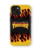 iPhone 14 Plus Tank Case | Modernism (Thrasher Flame)