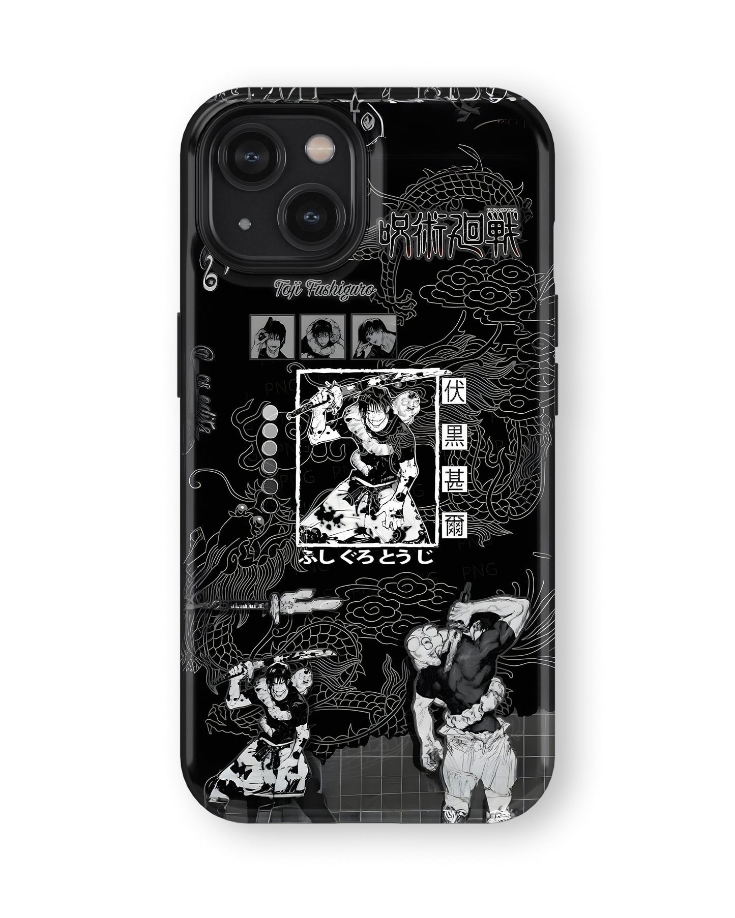 iPhone 14 Plus Tank Case | Anime (Toji Fushiguro)