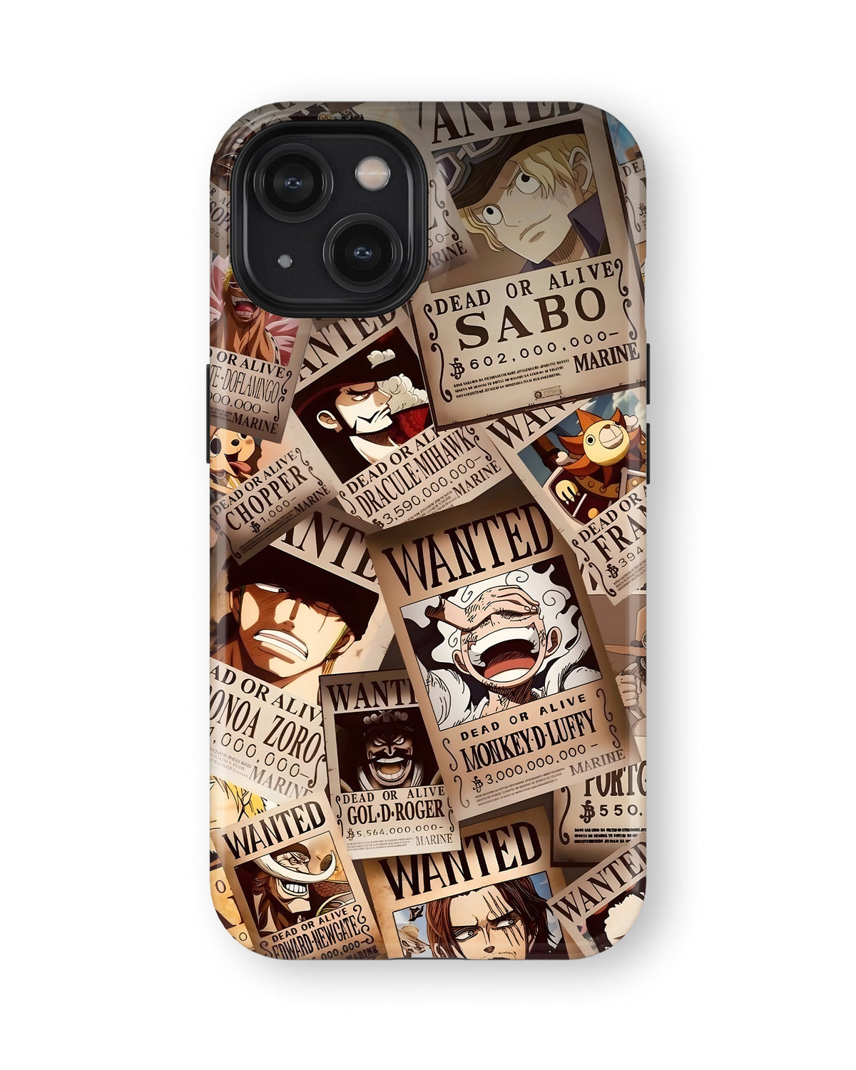iPhone 14 Plus Tank Case | Anime (Wanted Luffy)