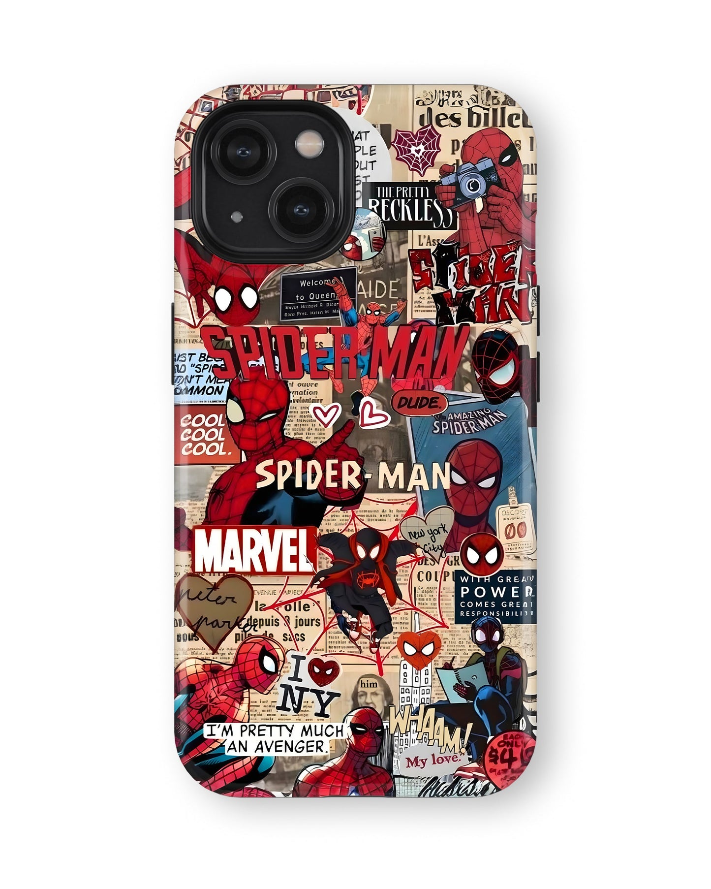iPhone 14 Plus Tank Case | Superhero (Web Diaries)