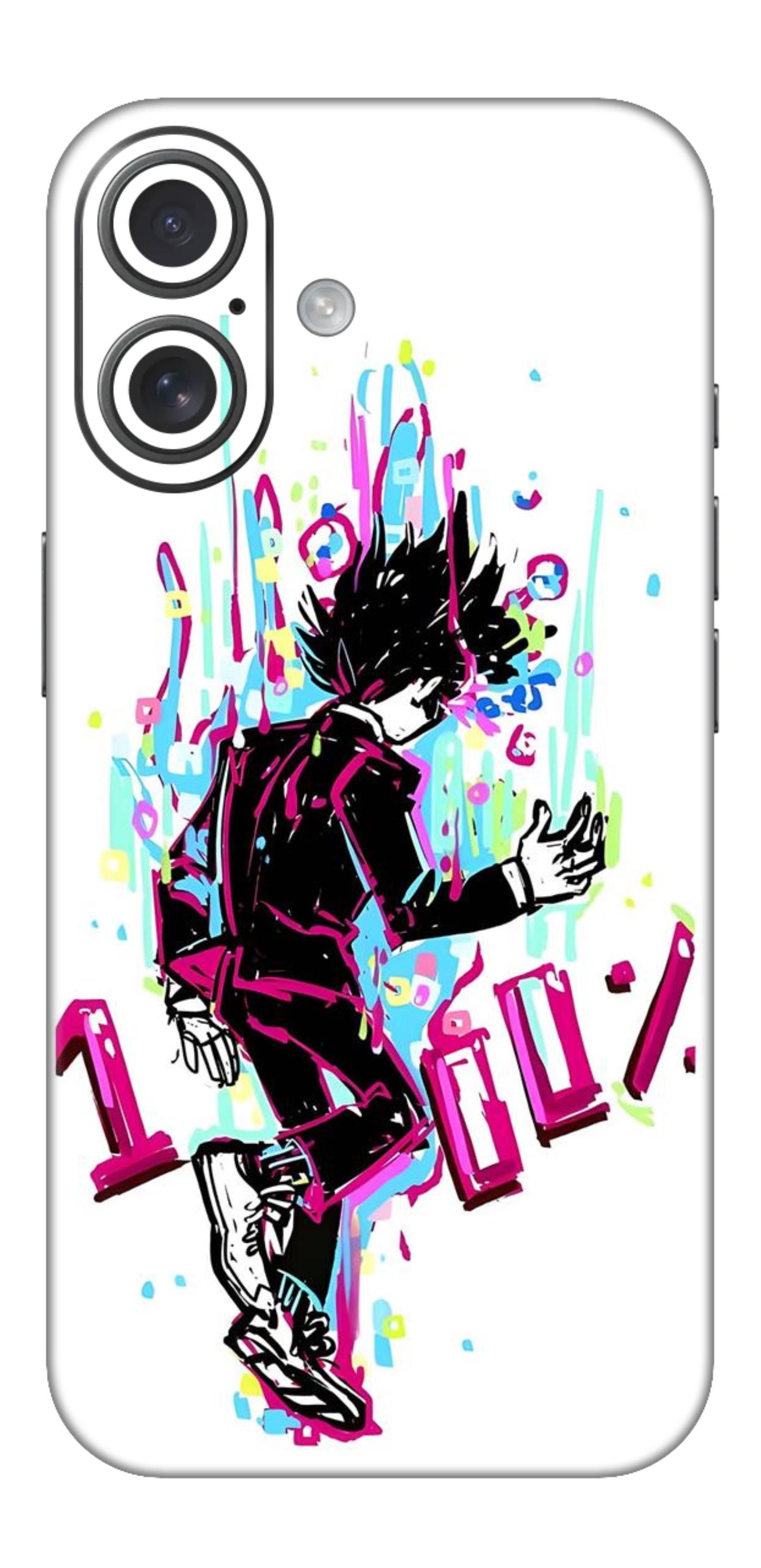 iPhone 16 Skins and Wraps - Mob Psycho 100 Collection