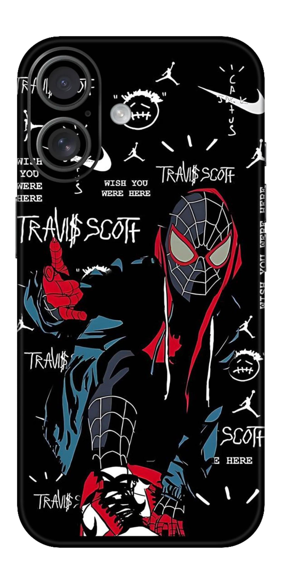 Marvel Mobile Skin (Black Spiderman) - All Mobile Available