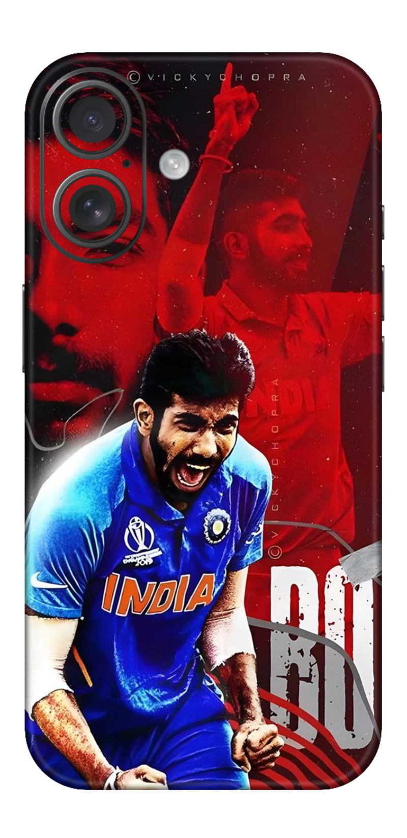 Cricket Mobile Skin (Jasprit Bumrah) - All Mobile Available