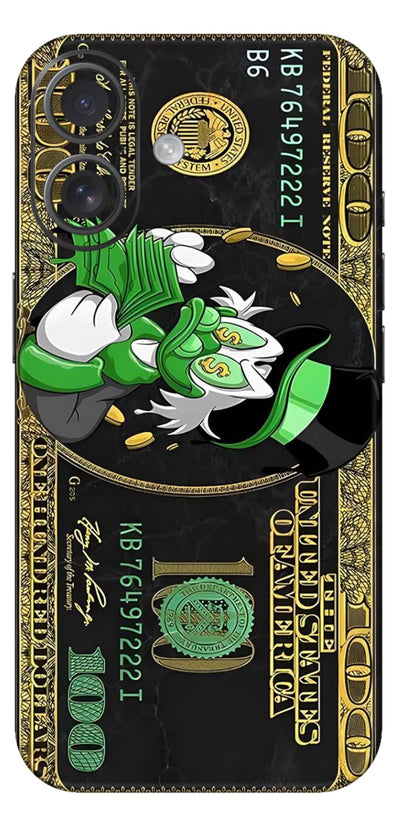 Dollar Mobile Skin (Donald Duck Black) - All Mobile Available