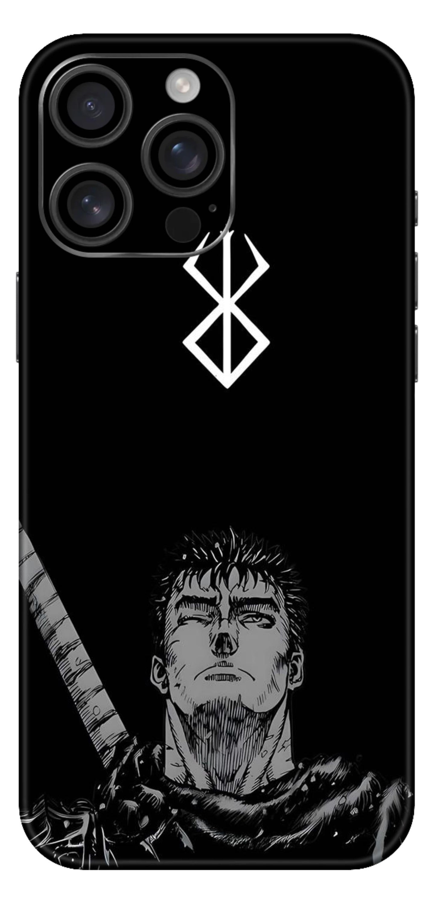 Berserk Mobile Skin (Berserk Symbol Black) - All Mobile Available