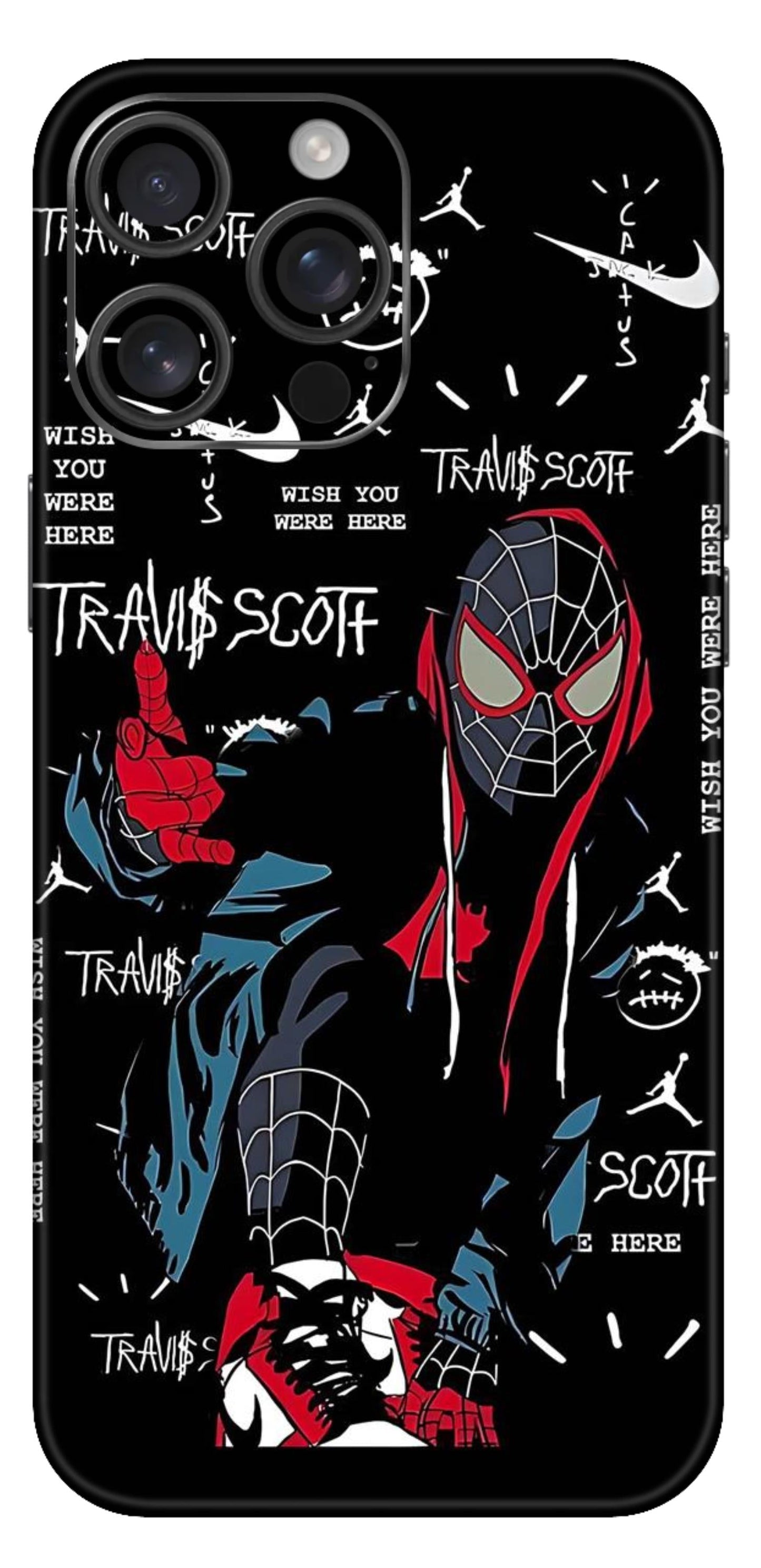 Marvel Mobile Skin (Black Spiderman) - All Mobile Available