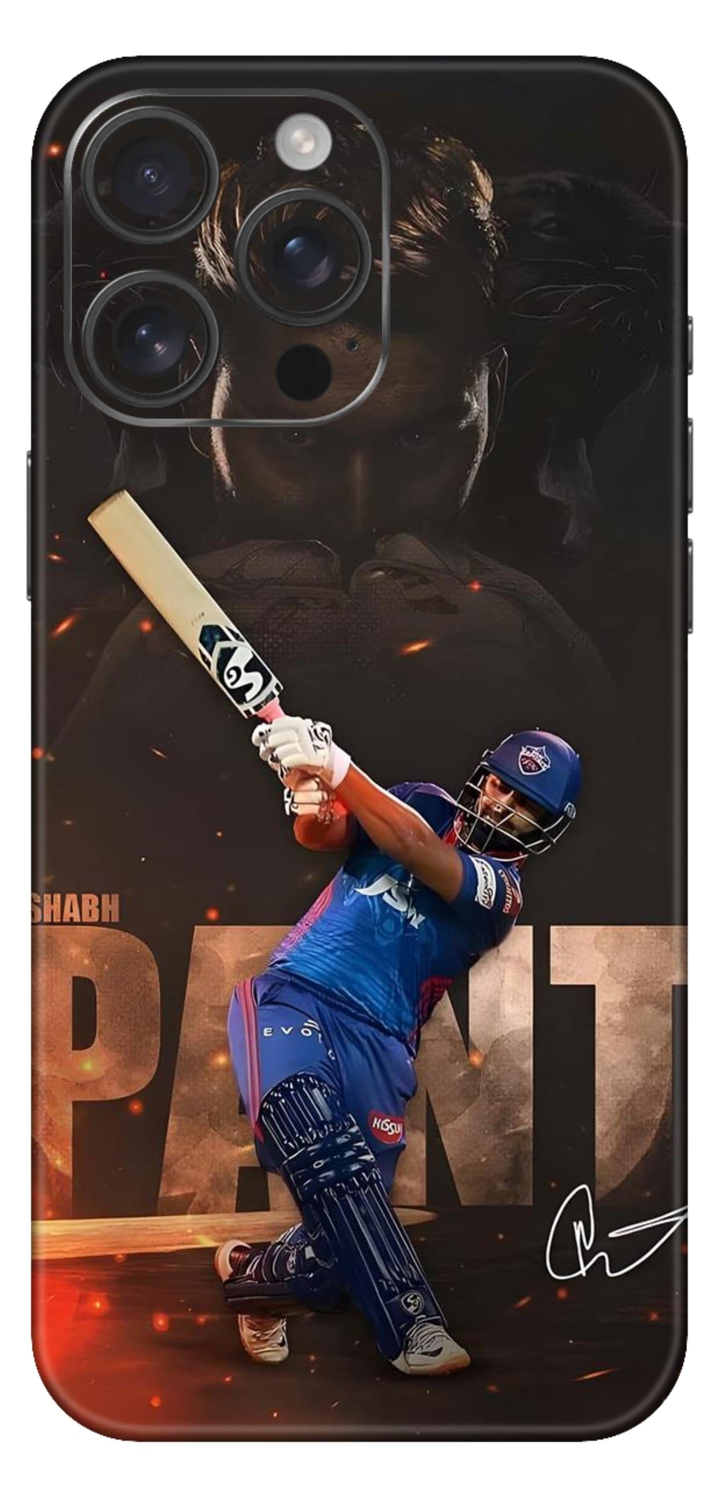 Cricket Mobile Skin (Rishabh Pant) - All Mobile Available