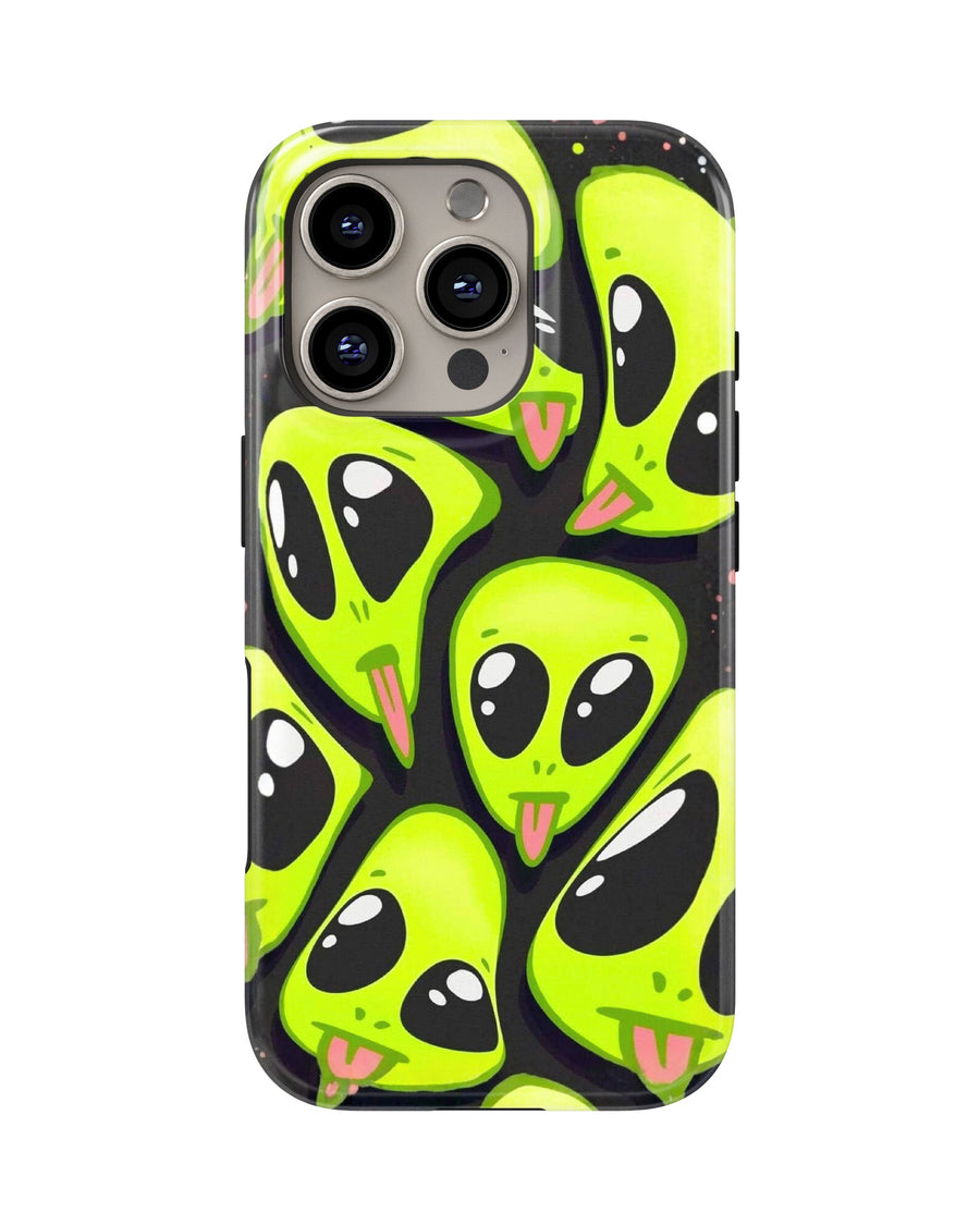 iPhone 16 Pro Max Tank Case | Modernism (Alien Stack)
