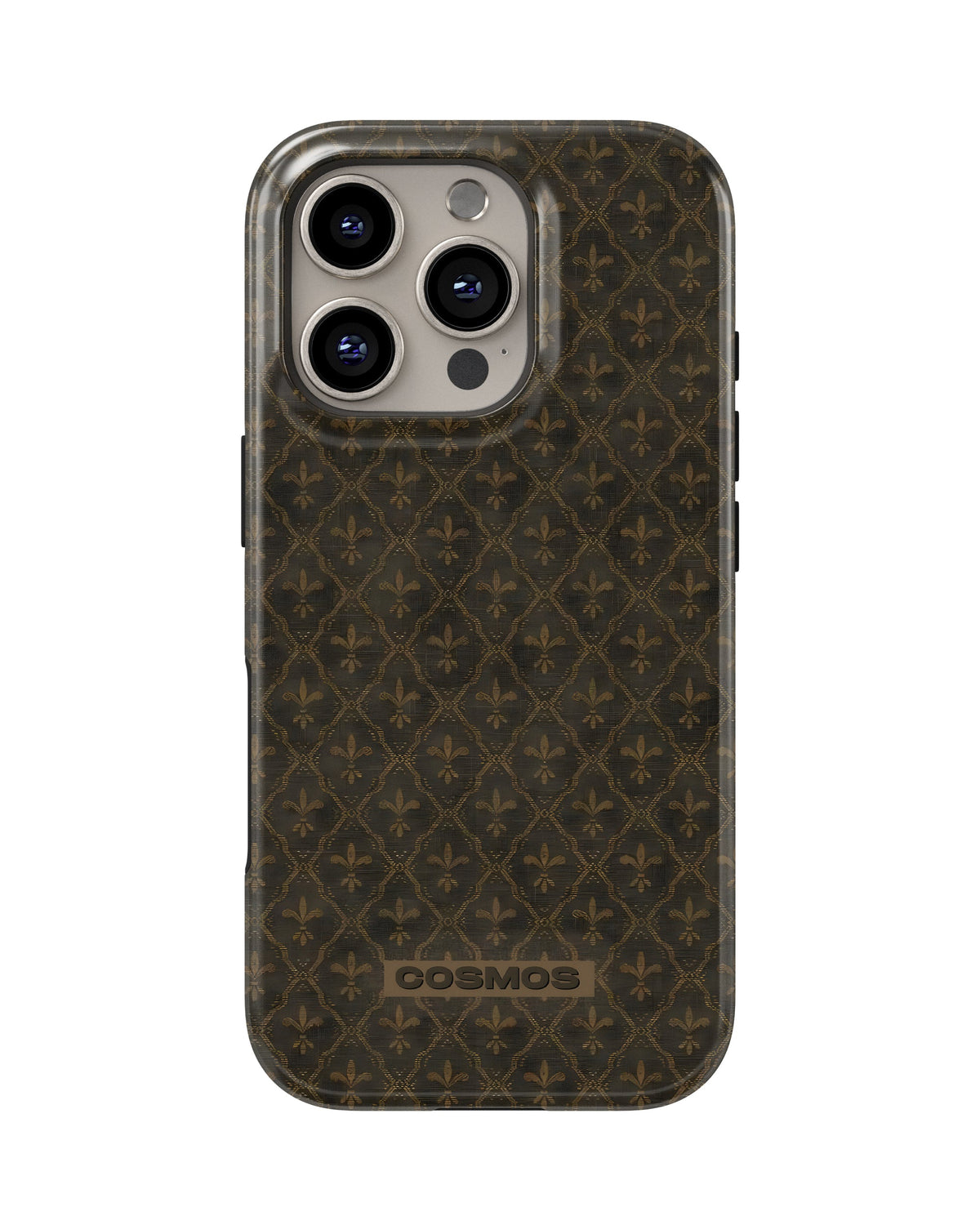 iPhone 16 Pro Tank Case | Textures (Antique Fleur)