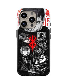 iPhone 16 Pro Tank Case | Anime (Black Swordsman)