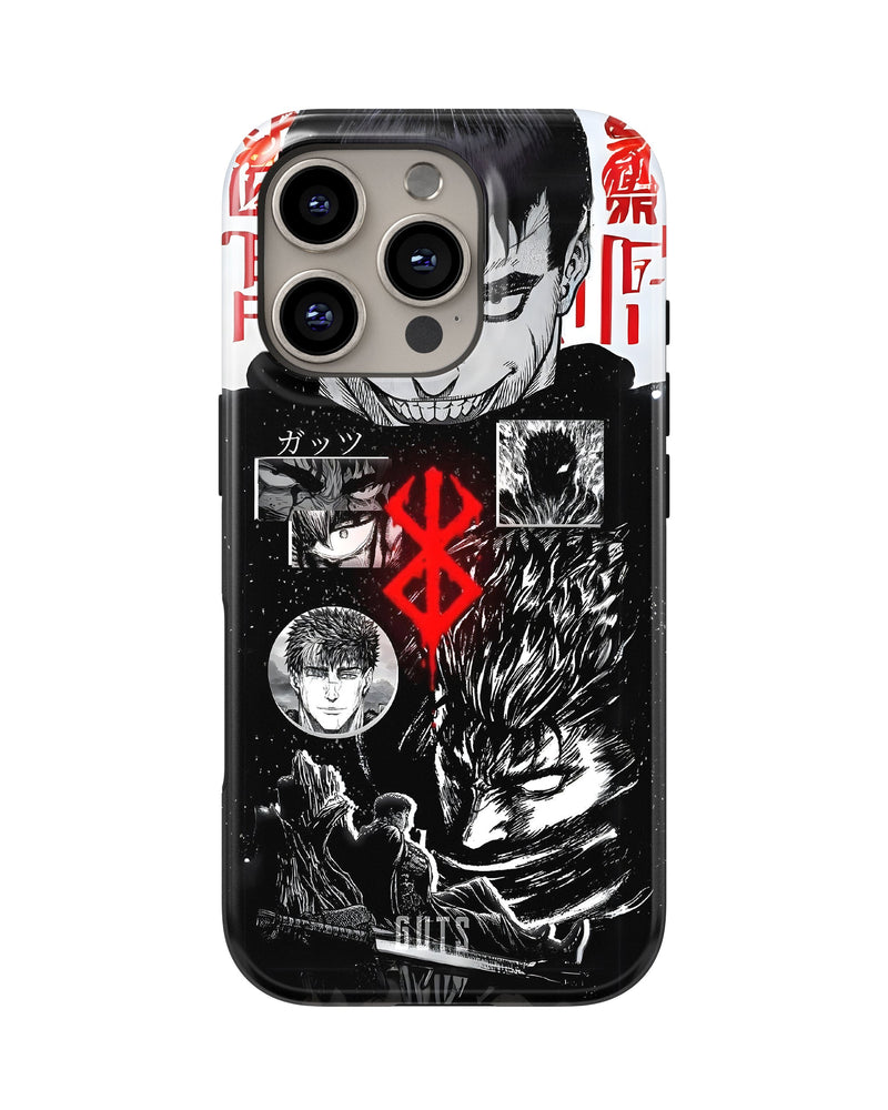 iPhone 16 Pro Tank Case | Anime (Black Swordsman)