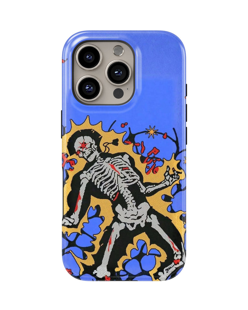 iPhone 16 Pro Max Tank Case | Modernism (Bone Bloom)