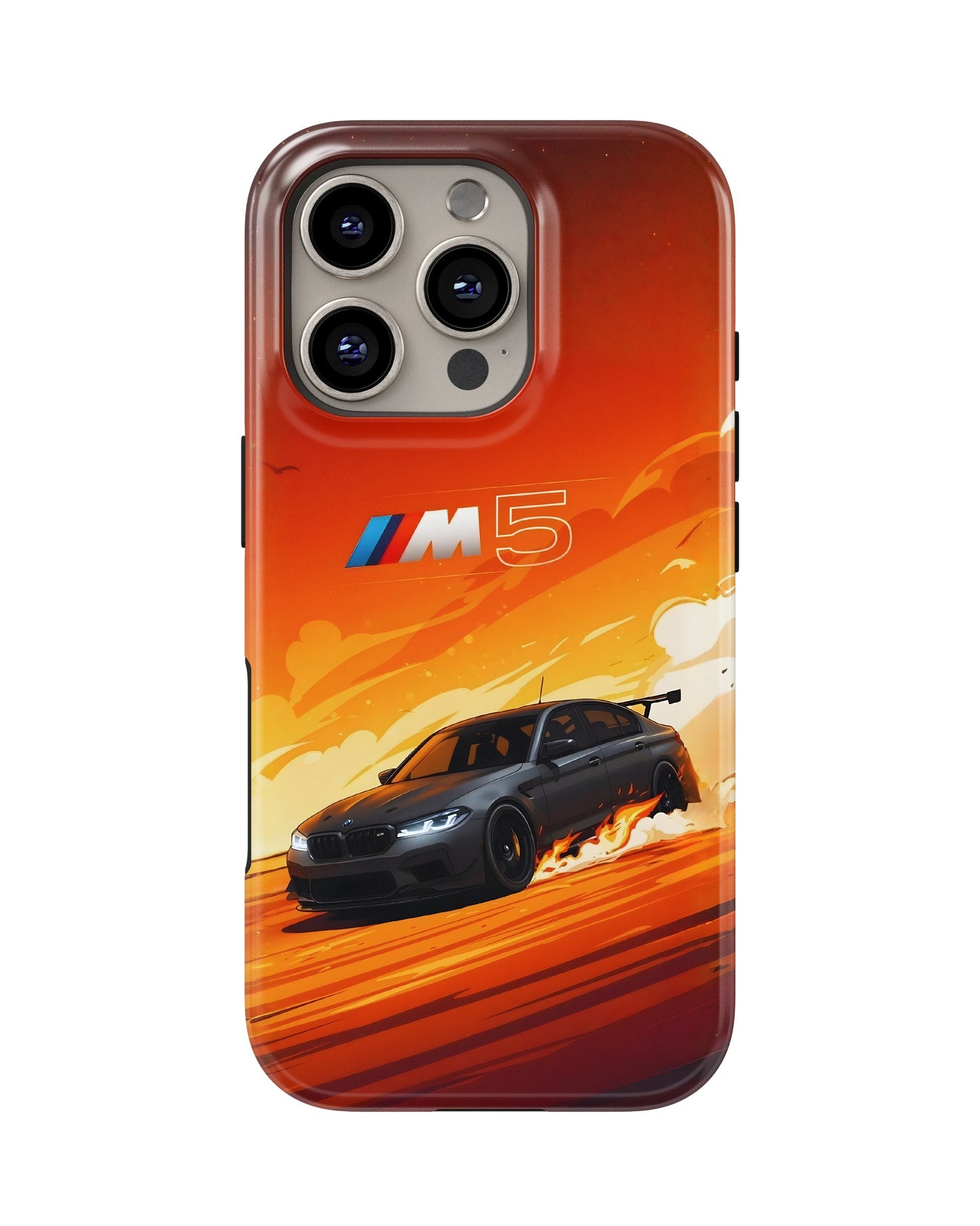 iPhone 16 Pro Tank Case | Sports Car (Burning M)