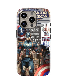 iPhone 16 Pro Tank Case | Superhero (Captain America Originals)