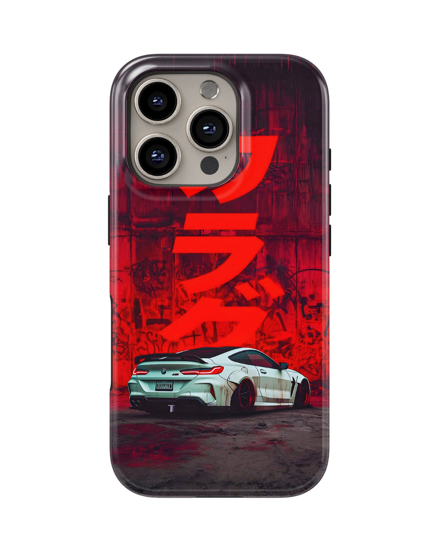 iPhone 16 Pro Max Tank Case | Sports Car (Crimson Drift)