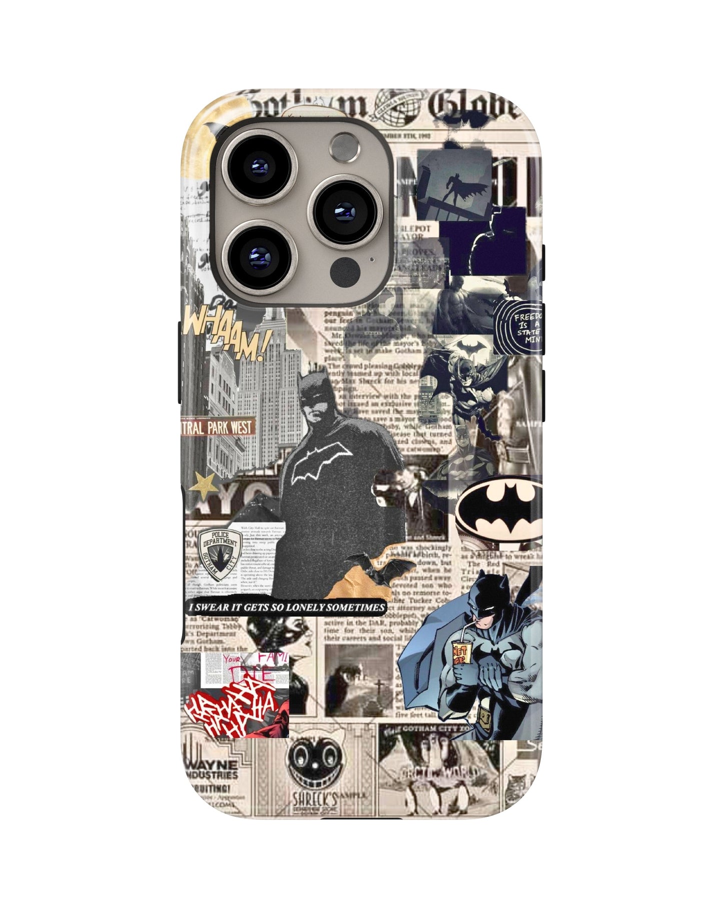 iPhone 16 Pro Tank Case | Superhero (Dark Chronicle)