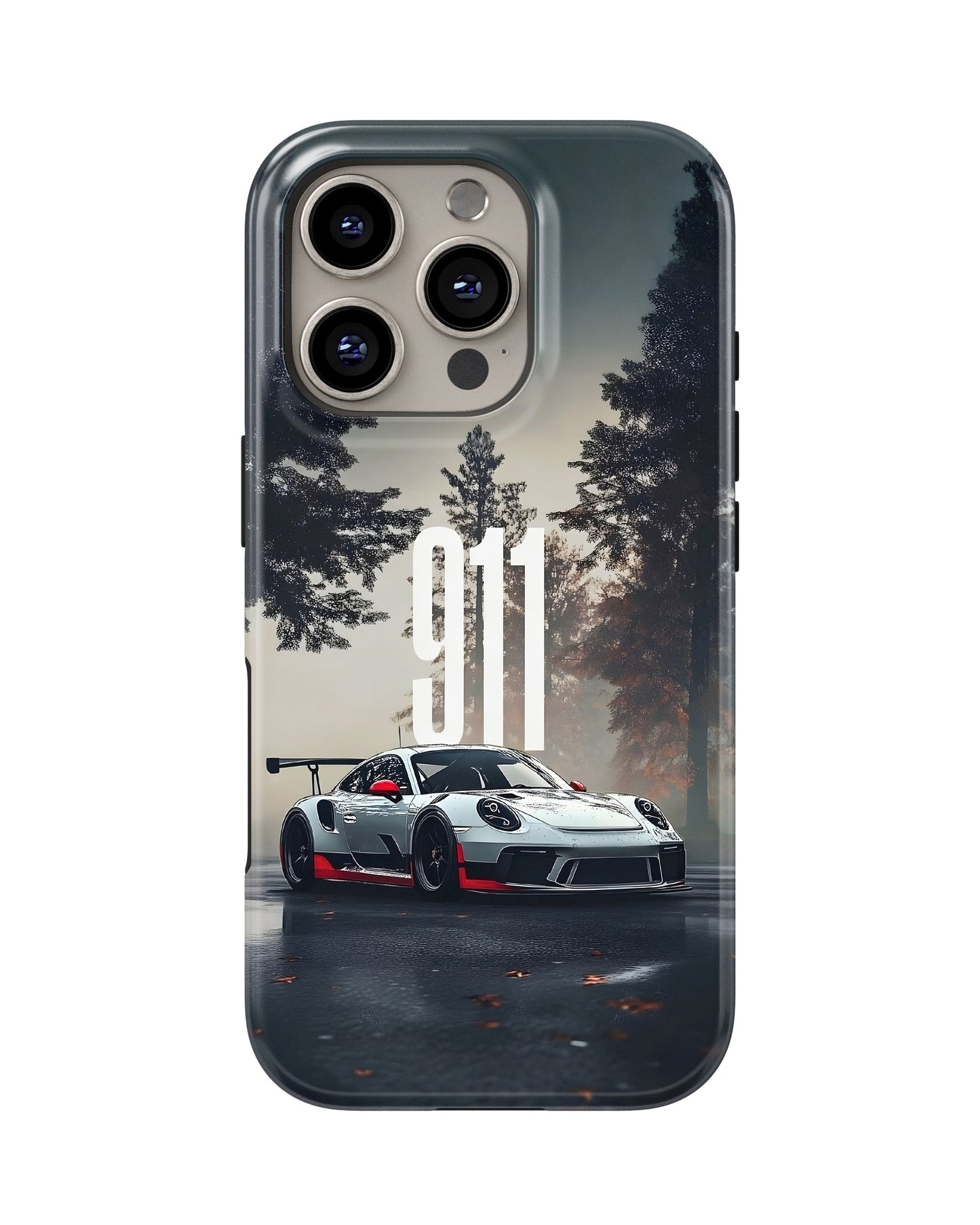 iPhone 16 Pro Max Tank Case | Sports Car (Forest Run)