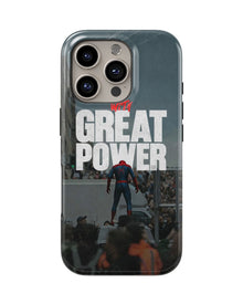 iPhone 16 Pro Tank Case | Superhero (Great Power)