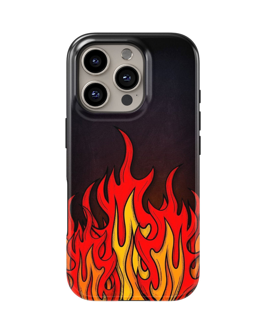 iPhone 16 Pro Tank Case | Modernism (Hellfire)