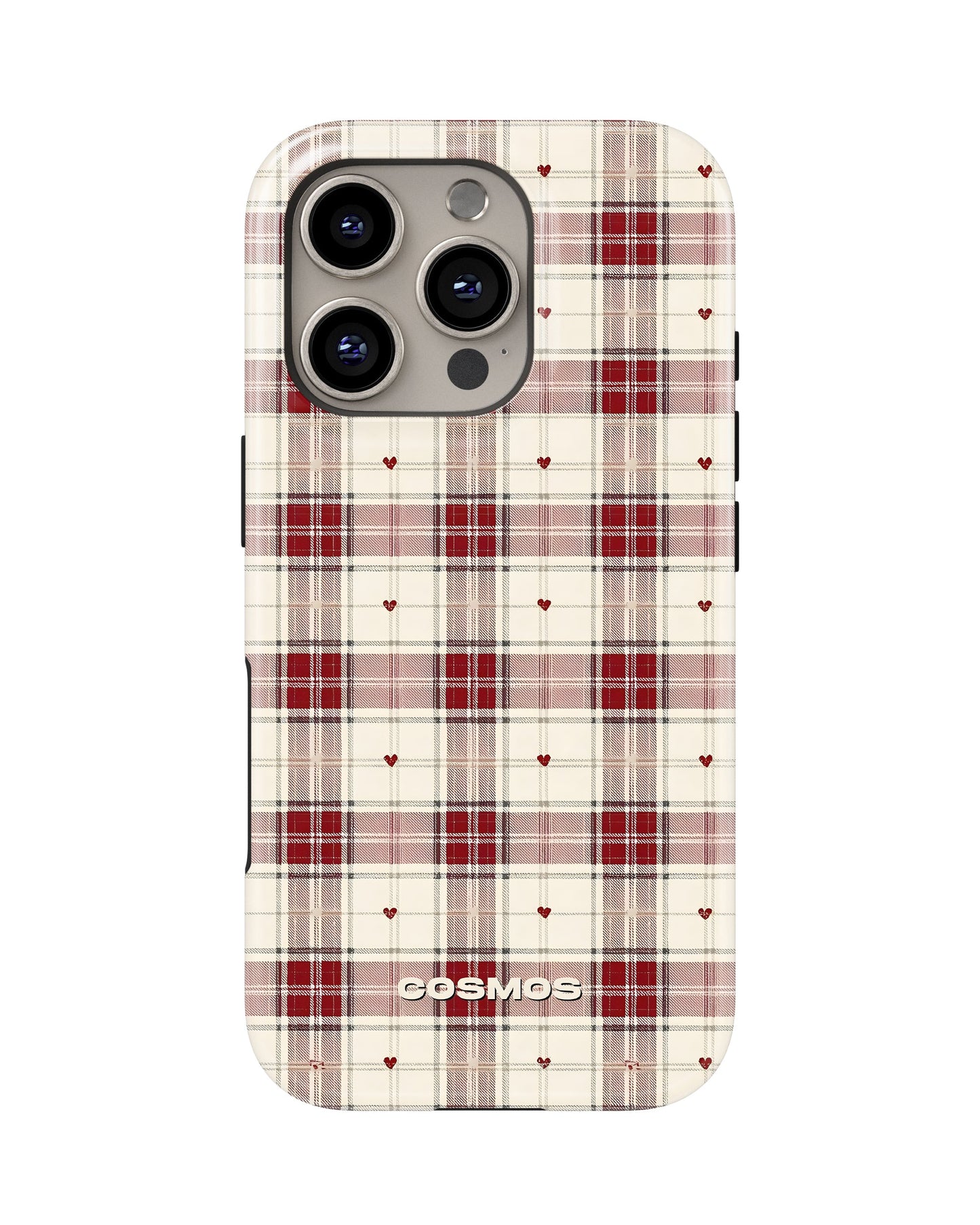 iPhone 16 Pro Max Tank Case | Textures (Heritage Plaid)
