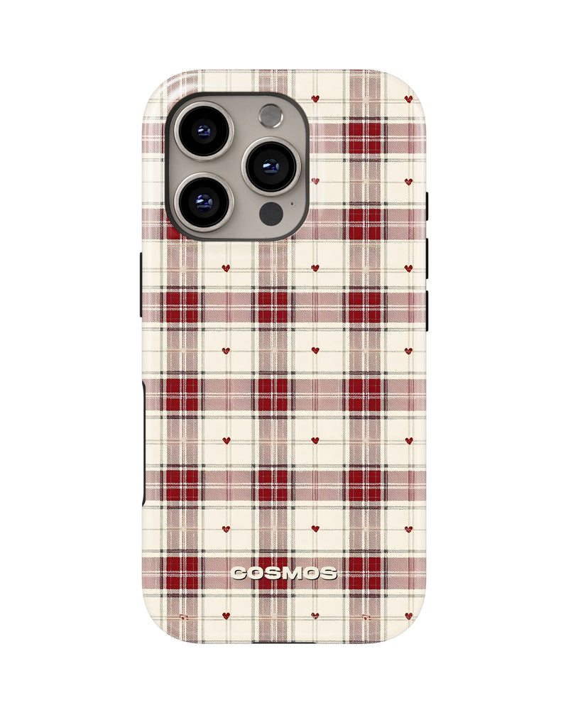 iPhone 16 Pro Max Tank Case | Textures (Heritage Plaid)