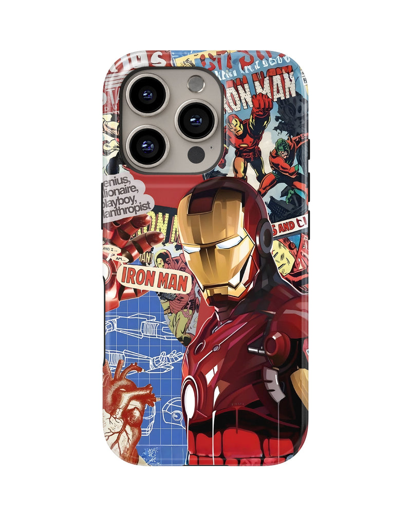 iPhone 16 Pro Max Tank Case | Superhero (IronMan Originals)