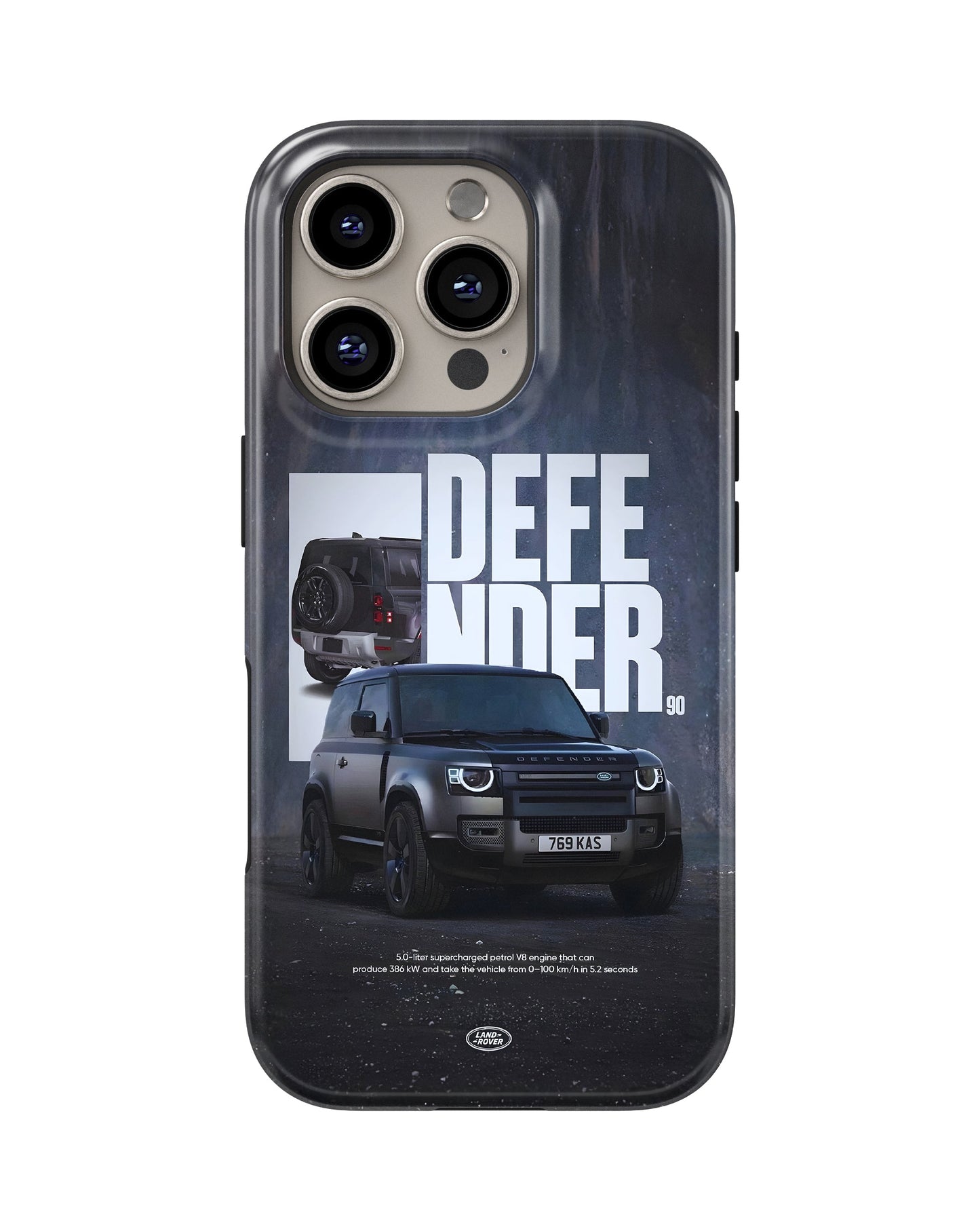 iPhone 16 Pro Max Tank Case | Sports Car (Iron Defender)