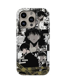 iPhone 16 Pro Max Tank Case | Anime (Manga Noir)