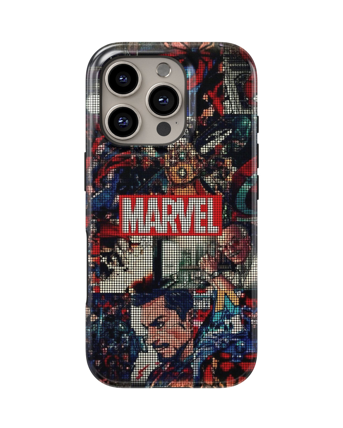 iPhone 16 Pro Tank Case | Superhero (Marvel Mosaic)
