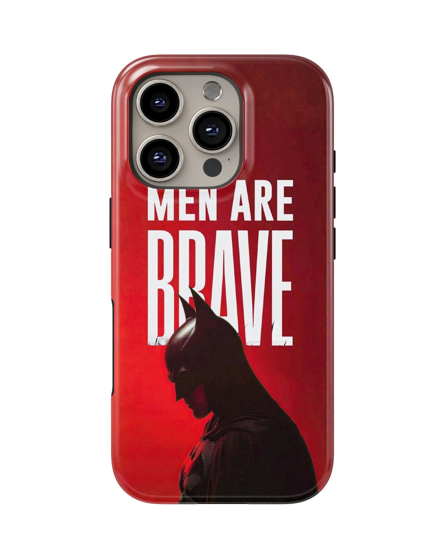 iPhone 16 Pro Max Tank Case | Superhero (Men are Brave)