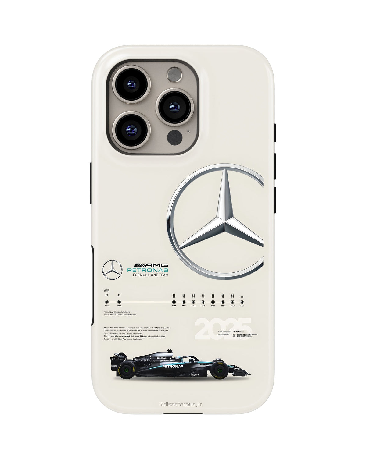 iPhone 16 Pro Max Tank Case | Formula 1 (Mercedes)