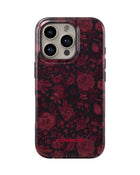iPhone 16 Pro Max Tank Case | Textures (Midnight Rose)