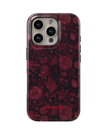 iPhone 16 Pro Max Tank Case | Textures (Midnight Rose)
