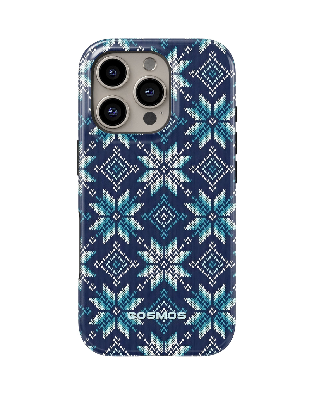 iPhone 16 Pro Max Tank Case | Textures (Nordic Frost)