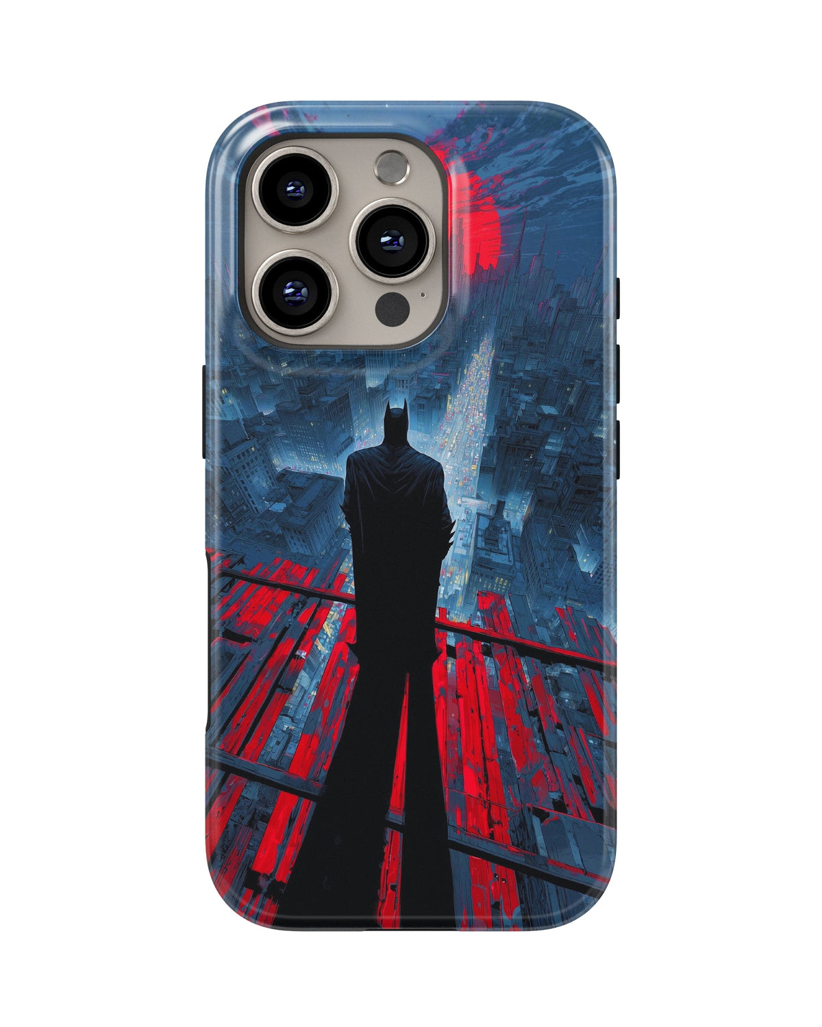 iPhone 16 Pro Max Tank Case | Superhero (Red Horizon)
