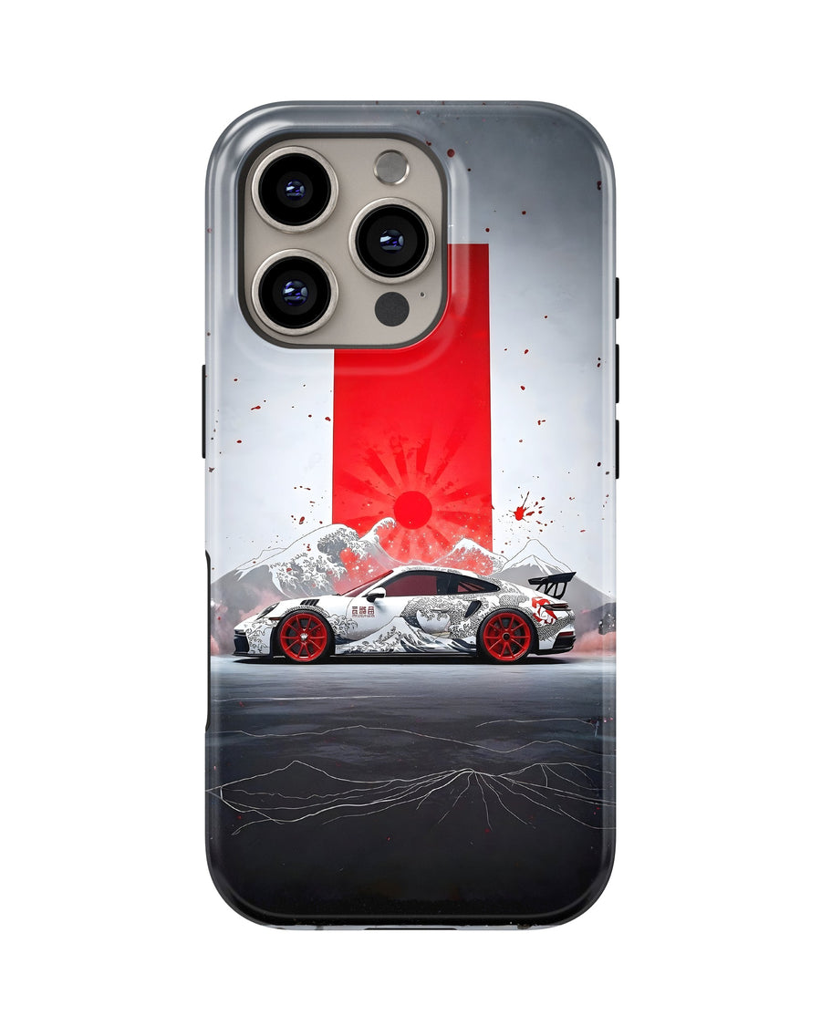 iPhone 16 Pro Max Tank Case | Sports Car (Rising Apex)