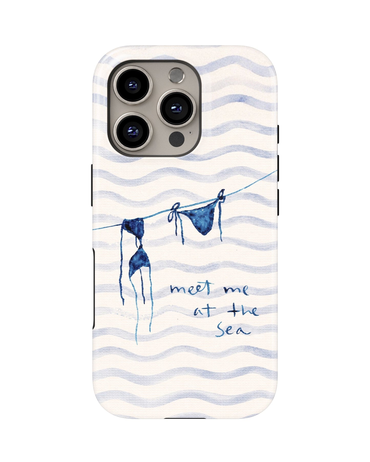 iPhone 16 Pro Tank Case | Girls Aesthetics (Sea Breeze)